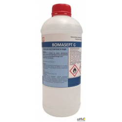 Płyn do dezynfekcji rąk 1l BOMASEPT G alkohol 70% gliceryna 5% medyczny 8%VAT