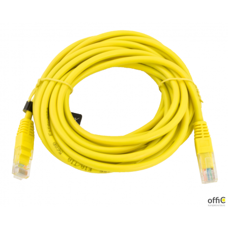 Kabel UTP CAT 5E PATCHCORD 5m żółty EB276Y ESPERANZA