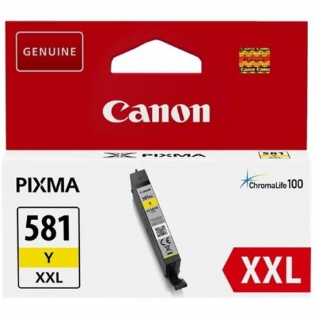 Tusz Canon CLI-581Y XXL do Pixma TR7550/TR8550/TS6150 | 11,7ml | yellow