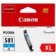 Tusz Canon CLI-581C XL do Pixma TR7550/TR8550/TS6150 | 8,3ml | cyan