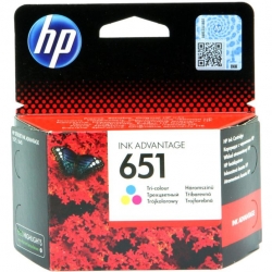 Tusz HP 651 do DeskJet 5645 300 str. CMY