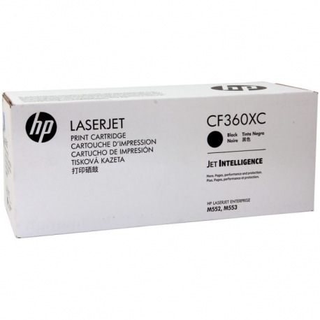 Toner HP 508XC do Color LaserJet M552/553 | korporacyjny | 12 500 str. | black
