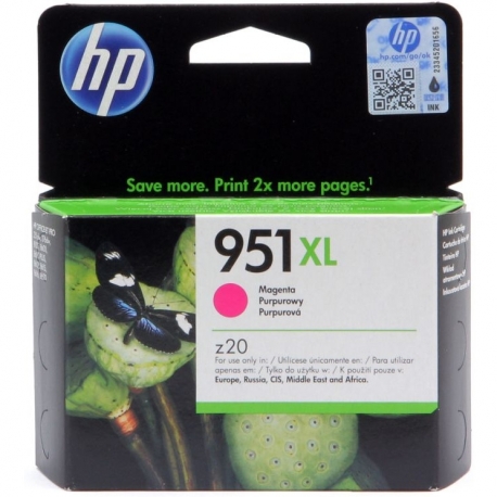 Tusz HP 951XL do Officejet Pro 8100/8600/8610/8620 | 1 500 str. | magenta