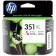 Tusz HP 351XL Vivera do Deskjet D4260/4360, Officejet J5780 | 580 str. | CMY