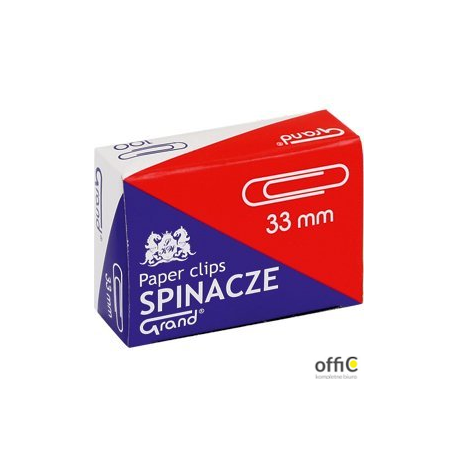 Spinacz R-33 mm GRAND 10op x 100sztuk 110-1382
