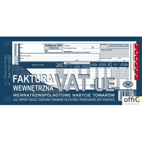 168-2N/E Faktura VAT 1/3/A3 UE Michalczyk