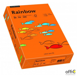 Papier xero kolorowy RAINBOW ciemnopomarańczowy R26 88042453