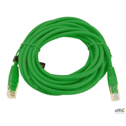 Kabel UTP CAT 5E PATCHCORD 5m zielony EB276G ESPERANZA