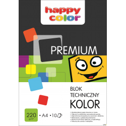 Blok techniczny kolor PREMIUM 220g A3 HAPPY COLOR 3722 3040-09