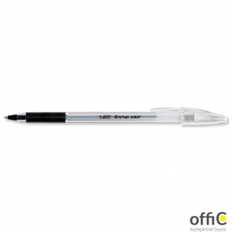 Długopis CRISTAL GRIP czarny BIC 8028001
