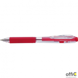 Długopis PENTEL BK437 z gumowym uchwytem automatyczny czerwony