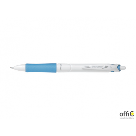 Długopis ACROBALL WHITE M lazurowy PILOT BAB15M-WSLLB-BG