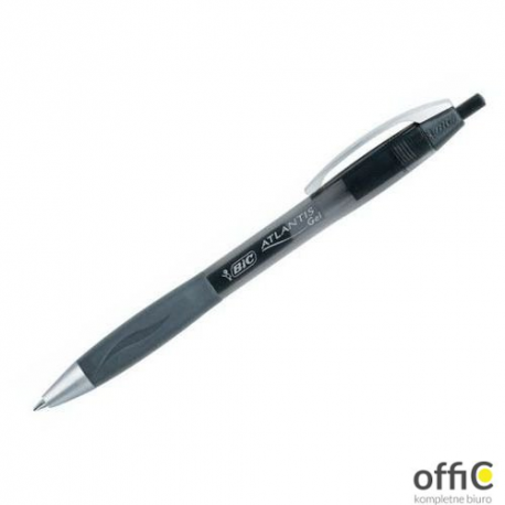Długopis ATLANTIS PREMIUM czarny BIC-click 902133