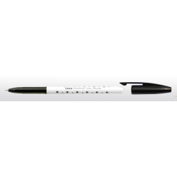 Długopis w gwiazdki SUPERFINE z supercienką końcówką, 0,5mm czarny TO-059 Toma
