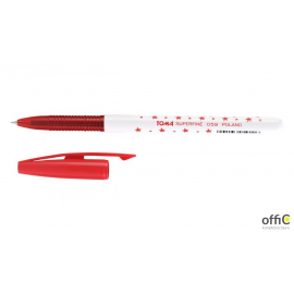 Długopis TO-059 S-FINE czerwony TOMA GWIAZDKI