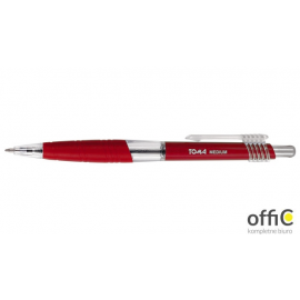 Długopis automatyczny MEDIUM 1.0mm czerwony TOMA TO-038