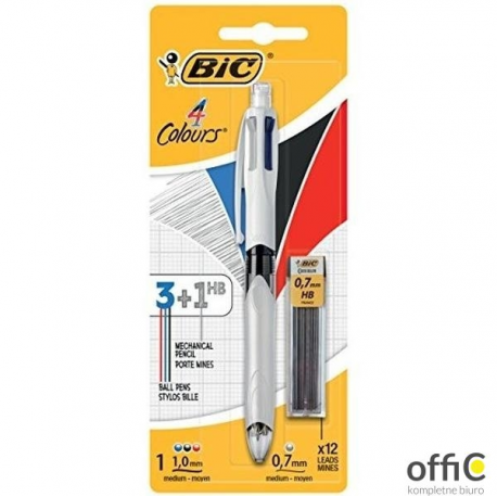 Długopis 4 Colours z ołówkiem MULTIFUNCTION BCL BIC 942104