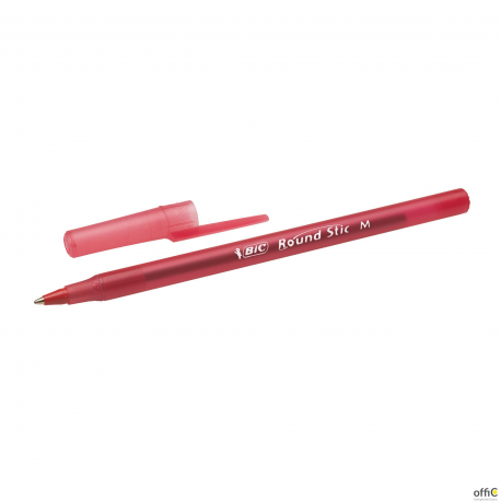 Długopis ROUND STIC M czerwony(60sztuk) 921332 BIC