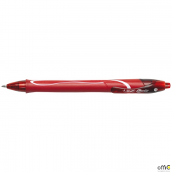 Długopis żelowy BIC Gel-ocity Quick Dry czerwony, 949874