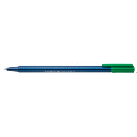 Długopis triplus ball F zielony Staedtler S 437 F-5
