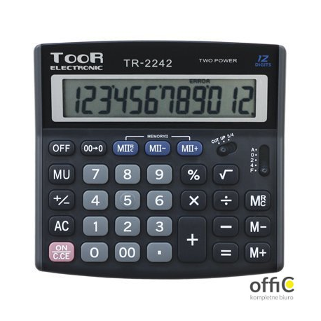 Kalkulator TR2242 12pozycji TOOR 1201458 KW