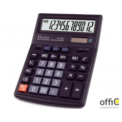 Kalkulator VECTOR VC-444 czarny 12p