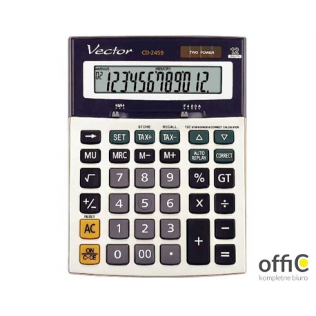Kalkulator VECTOR CD-2459 12p