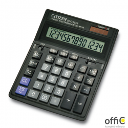 Kalkulator biurowy CITIZEN SDC-554S, 14-cyfrowy,199x153mm, czarny