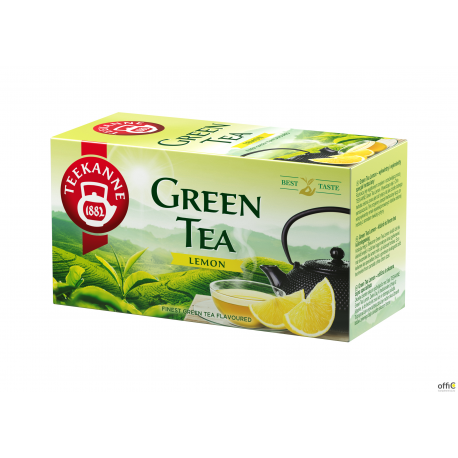 Herbata TEEKANNE GREEN TEA LEMON 20t zielona