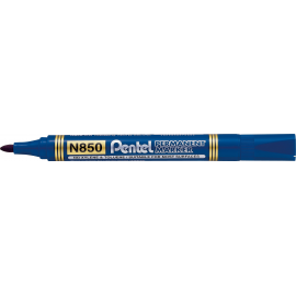 Marker permanentny N850 niebieski okrągła końcówka PENTEL