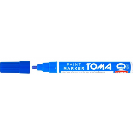Marker olejowy TO-440 grubość 2.5mm niebieski TOMA