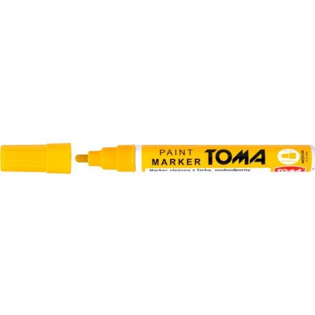 Marker olejowy TO-440 grubość 2.5mm żołty TOMA