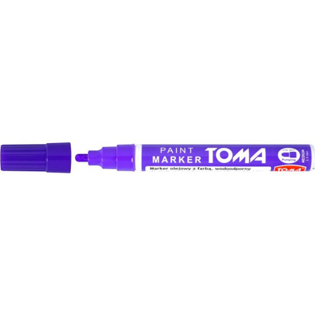 Marker olejowy TO-440 grubość 2.5mm fioletowy TOMA