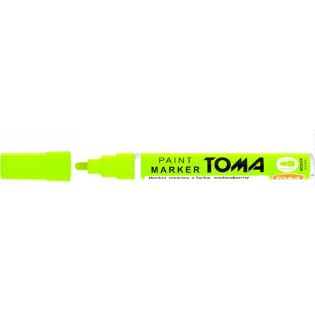 Marker olejowy TO-440 grubość 2.5mm zielony neon TOMA