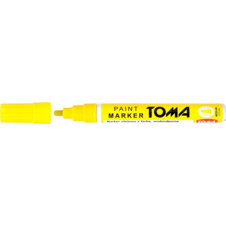 Marker olejowy TO-440 grubość 2.5mm żółty neon TOMA
