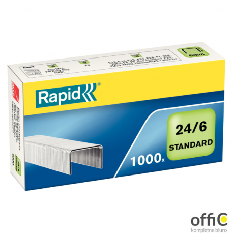 Zszywki RAPID Standard 24/6 1M 24855600