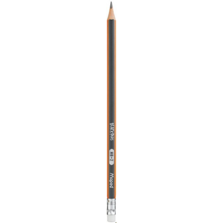 Ołówek drewniany z gumką Blackpeps HB MAPED 851721