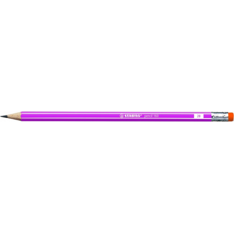 Ołówek 160 z gumką 2B pink STABILO 2160/01-2B