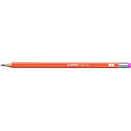 Ołówek 160 z gumką 2B orange STABILO 2160/03-2B