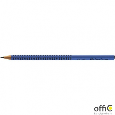 Ołówek GRIP 2001 B niebieski kobaltowy FABER-CASTELL(na szt)FC280351