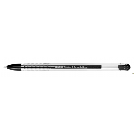 Długopis żelowy STUDENT czarny TO-071 TOMA