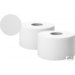Papier toaletowy 1 mega rolka  biały 100m 2 warstwy celuloza JUMBO ELLIS COMFORT 6255