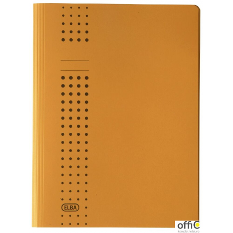 Skoroszyt kartonowy A4 CHIC żółty 100090786 ELBA