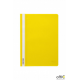 Skoroszyt miękki PP DATURA żółty (20szt) polipropylen