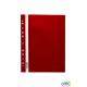 Skoroszyt zawieszany PP DATURA (20) czerwony wzmocniony polipropylenowy