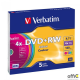 Płyta DVD+RW VERBATIM SLIM Color 4.7GB x4 43297