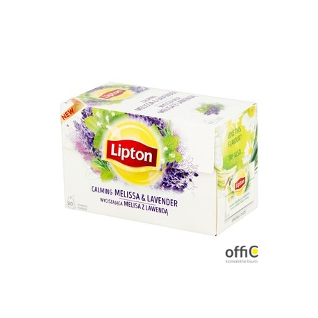 Herbata_LIPTON MELISA I LAWENDA (20 saszetek) ziołowa