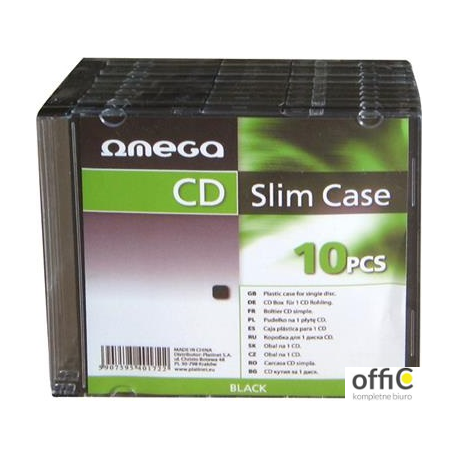 Pudełko na 1 CD SLIM CASE (10szt) 40172 OMEGA