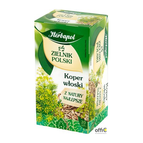 Herbata HERBAPOL ZIELNIK POLSKI KOPER WŁOSKI 20t