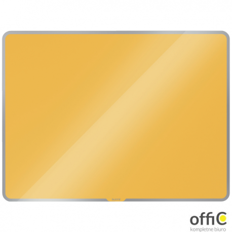 Szklana tablica magnetyczna Leitz Cosy 80x60cm, żółta 70430019